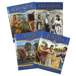 Family Bible Story 4Vol set (Adam, Abraham,Jacob, Joseph)- Ruth Redding Brand
